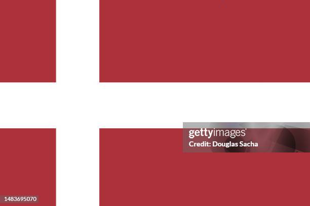 illustration of a denmark flag - danish flag stock pictures, royalty-free photos & images