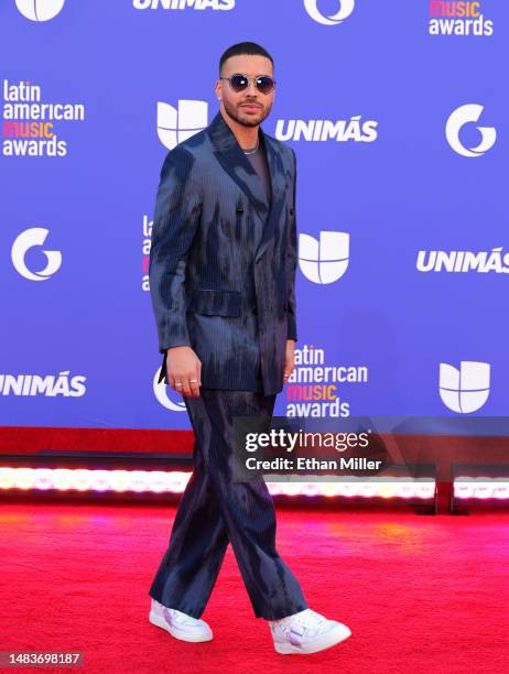 Prince Royce attends the 2023 Latin American Music Awards at MGM Grand Garden Arena on April 20, 2023 in Las Vegas, Nevada.