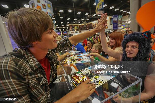 Alex Heartman of Saban's Power Rangers POWER up San Diego Comic Con at San Diego Convention Center on July 14, 2012 in San Diego, California.