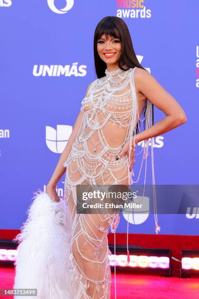 Zuleyka Rivera attends the 2023 Latin American Music Awards at MGM Grand Garden Arena on April 20, 2023 in Las Vegas, Nevada.