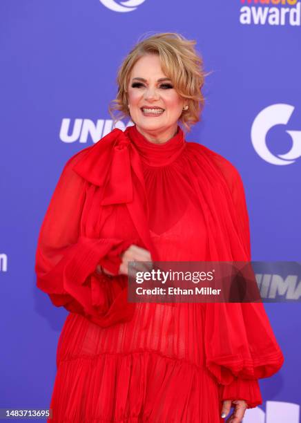 Erika Buenfil attends the 2023 Latin American Music Awards at MGM Grand Garden Arena on April 20, 2023 in Las Vegas, Nevada.