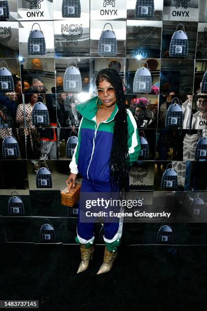 Misa Hylton attends the MCM ONYX Fragrance Launch at MCM Soho Store on April 20, 2023 in New York City.