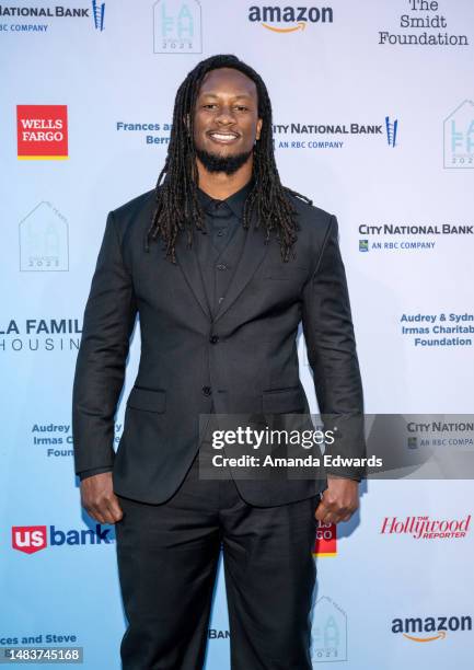 Player Todd Gurley attends the 2023 LA Family Housing Awards at the Pacific Design Center on April 20, 2023 in West Hollywood, California.