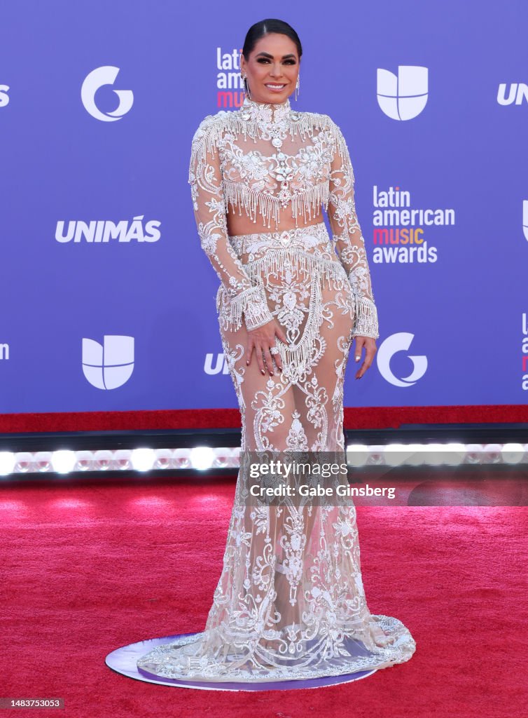 Galilea Montijo attends the 2023 Latin American Music Awards at MGM