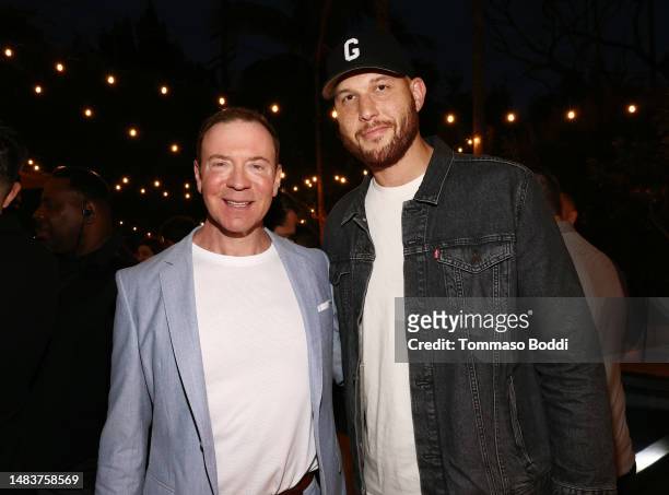 Ken Goldin and Taylor Griffin attend pre-premiere party for Wheelhouse and Spoke Studios' new series "King of Collectibles: The Goldin Touch" at...