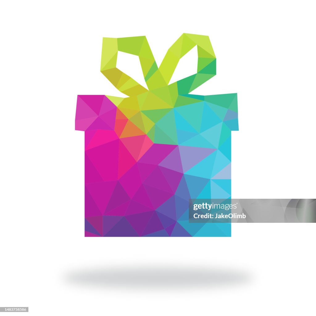 Present Graphc Present Low Poly Colorful High-Res Vector Graphic - Getty Images