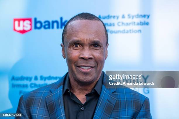 Boxer Sugar Ray Leonard attends the 2023 LA Family Housing Awards at the Pacific Design Center on April 20, 2023 in West Hollywood, California.