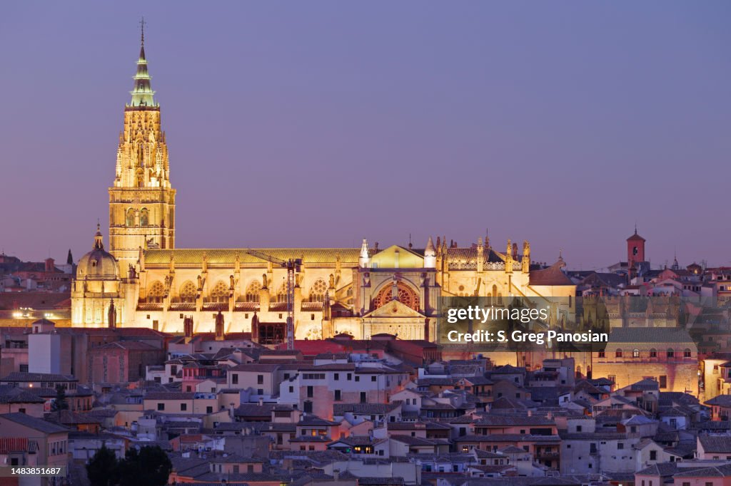 Toledo Cathedral + Skyline - Spain