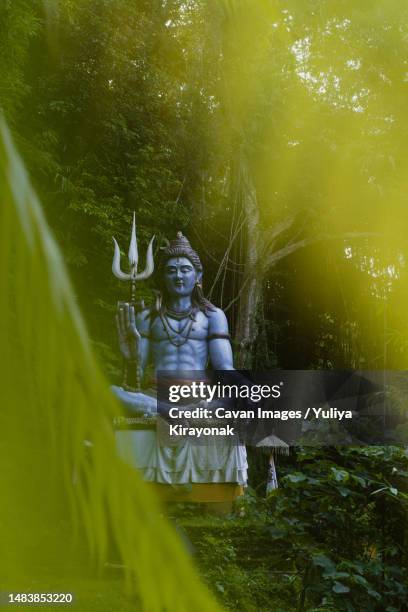statue of shiva in bali - shiva stock pictures, royalty-free photos & images