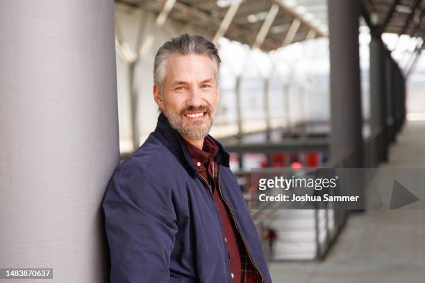 Stefan Bockelmann poses during a photo call for the tv series "Alles was zählt" at MMC Studios on April 21, 2023 in Cologne, Germany.
