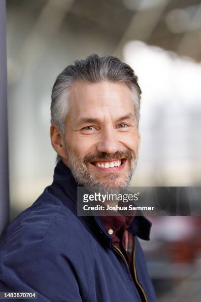 Stefan Bockelmann poses during a photo call for the tv series "Alles was zählt" at MMC Studios on April 21, 2023 in Cologne, Germany.