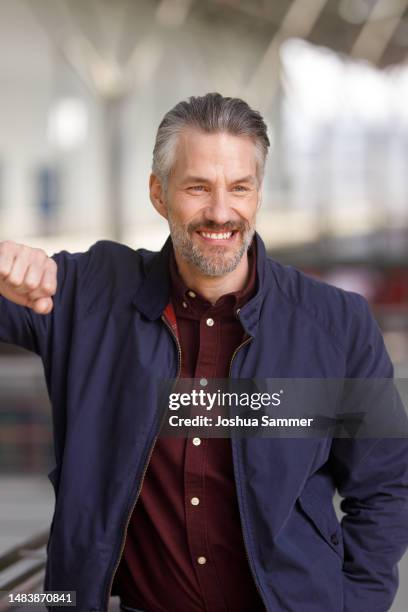 Stefan Bockelmann poses during a photo call for the tv series "Alles was zählt" at MMC Studios on April 21, 2023 in Cologne, Germany.