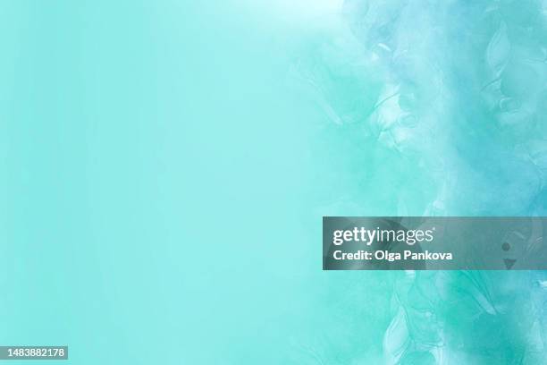abstract watercolor blue turquoise background - soft drink stock-fotos und bilder