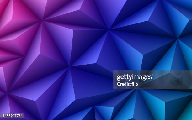 stockillustraties, clipart, cartoons en iconen met modern gradient prism background design - prisma