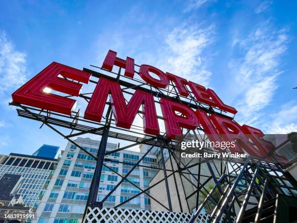 Red Rope Hotel. Sign 114 Neon Sign Rooftop Hotel Stock Photos, High-Res Pictures, and Images ...