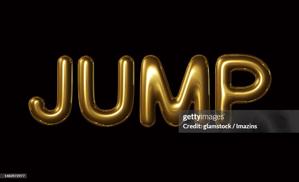 Letter Letter Alphabet Capital Letter Word Jump Jump Gold Letter 3d ...