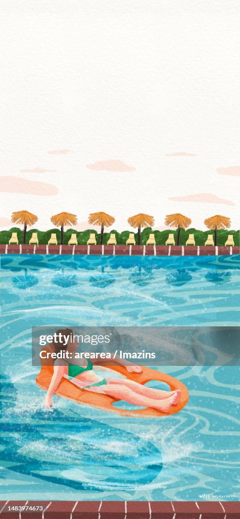 Summer, season, scenery, relaxation, leisurely