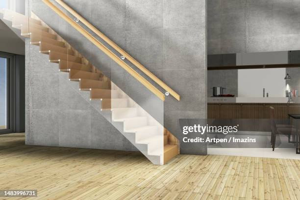 3d, cg, compositing, object, background - balustrade stock pictures, royalty-free photos & images