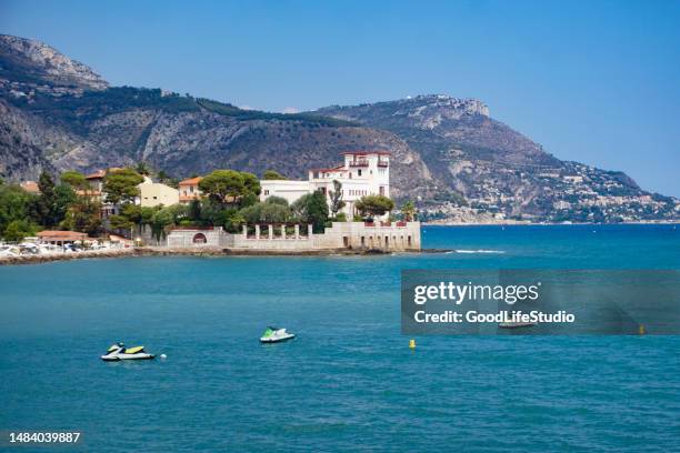 villa kerylos, beaulieu sur mer - alpes marítimos fotografías e imágenes de stock