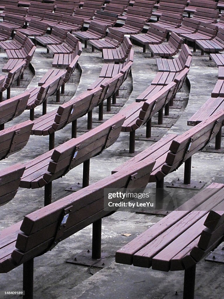 Curve of chairs