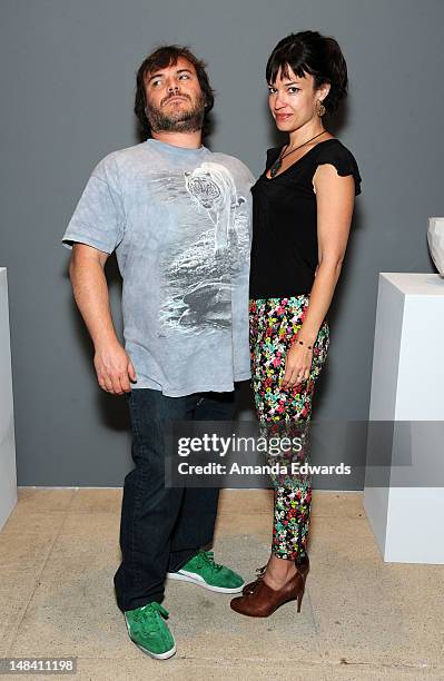 Jack Black Wife Tanya Haden 18th Stock Photo 124847863