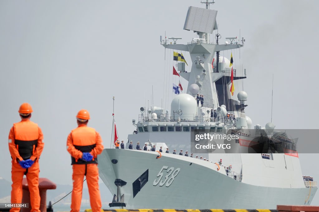 Celebration Activities Held For 74th Birthday Of PLA Navy