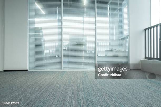 office walls and spaces - office carpet stockfoto's en -beelden