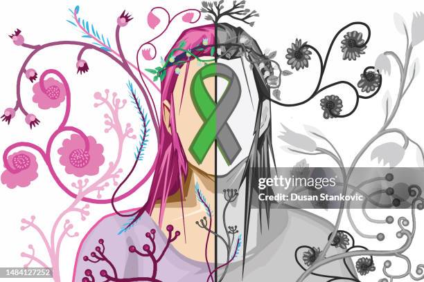 mental health awareness - mental health awareness month stock illustrations