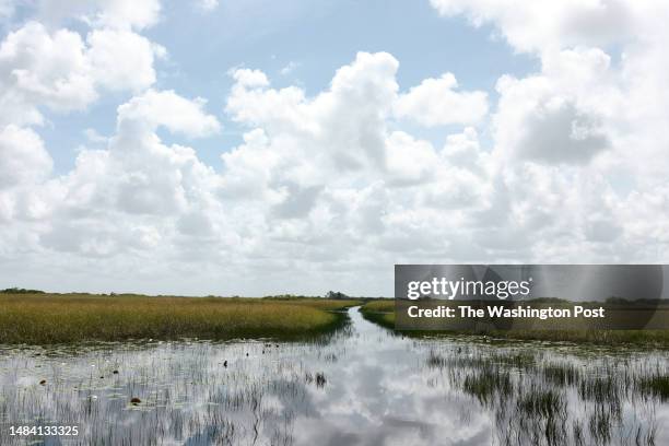 Ancestral territory, Miccosukee Reservation, The Everglades, Florida on June 25, 2023.