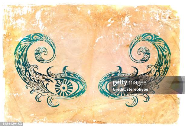 diety's eyes - casting spell stock illustrations