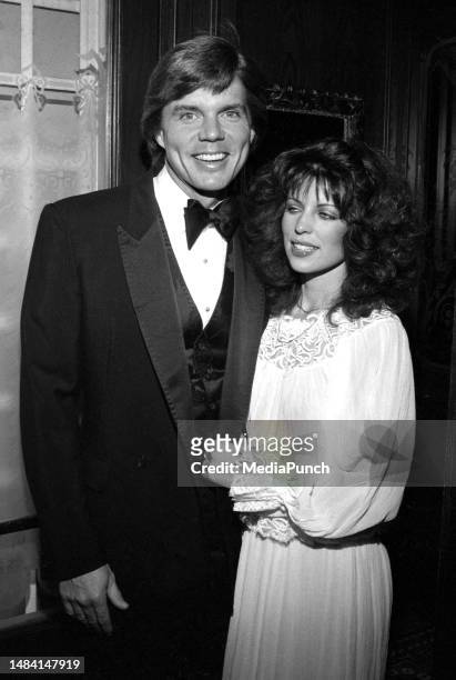 John Davidson and Rhonda Rivera at Bob Hope's 30th Anniversary Party at NBC's Burbank Studio in Burbank, California. January 11, 1981 Credit: