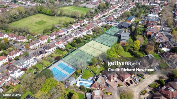 local tennis courts - baseline stock pictures, royalty-free photos & images