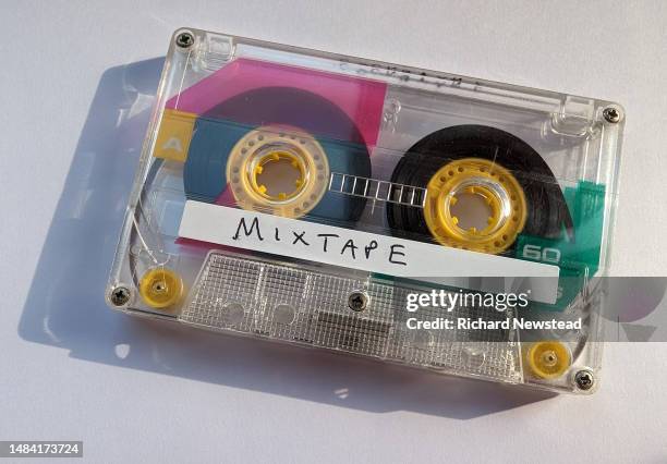 mixtape - genere musicale foto e immagini stock