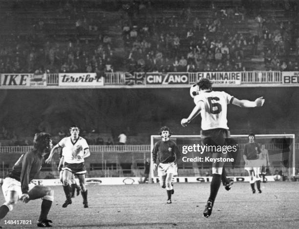 Dynamo Moscow midfielder Yevgeni Zhukov on the ball during the 1972 European Cup Winners' Cup final match against Glasgow Rangers at Camp Nou...