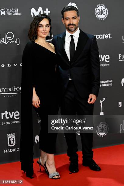 Ana de la Reguera and Alfonso Herrera attend the Platino Awards for Ibero-American Cinema 2023 at Palacio Municipal de Congresos-IFEMA Madrid on...