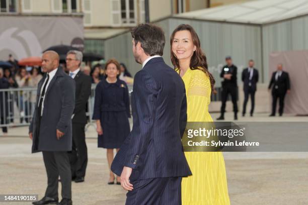 Princess Claire of Luxembourg, Prince Felix of Luxembourg attend the Civil Wedding Of Her Royal Highness Alexandra of Luxembourg & Nicolas Bagory At...