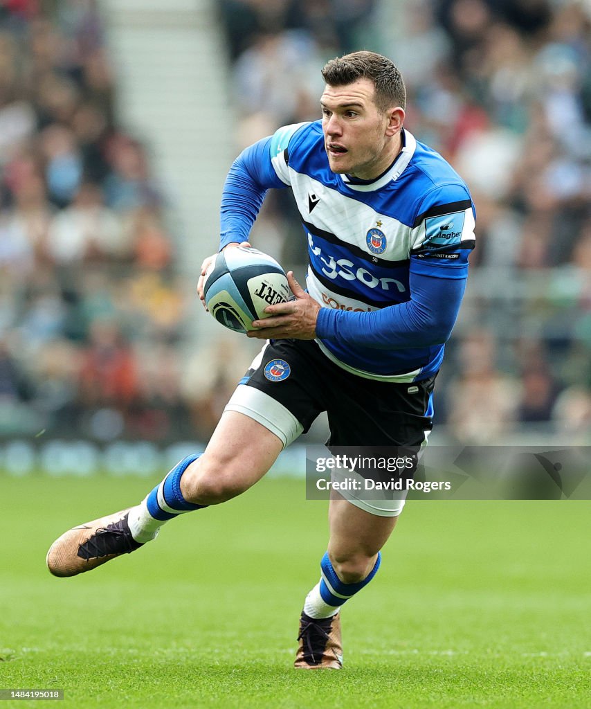 Ben Rugby Ball Ben Spencer of Bath runs with the ball during the Gallagher... News ...