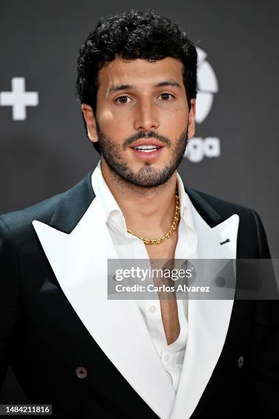 Sebastian Yatra attends the Platino Awards for Ibero-American Cinema 2023 at Palacio Municipal de Congresos-IFEMA Madrid on April 22, 2023 in Madrid,...