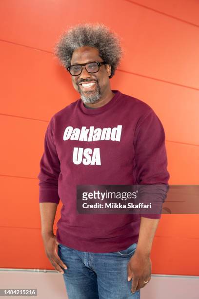 Kamau Bell arrives at the screening of '1000% Me: Growing Up Mixed' at 66th San Francisco International Film Festival at Berkeley Art Museum and...