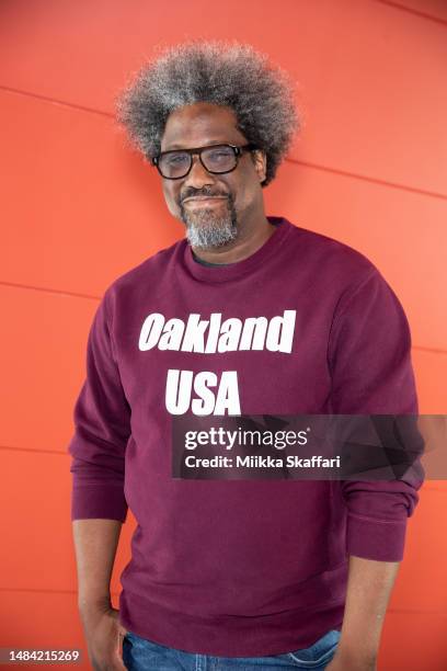 Kamau Bell arrives at the screening of '1000% Me: Growing Up Mixed' at 66th San Francisco International Film Festival at Berkeley Art Museum and...