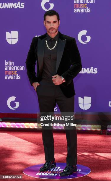 David Zepeda attends the 2023 Latin American Music Awards at MGM Grand Garden Arena on April 20, 2023 in Las Vegas, Nevada.