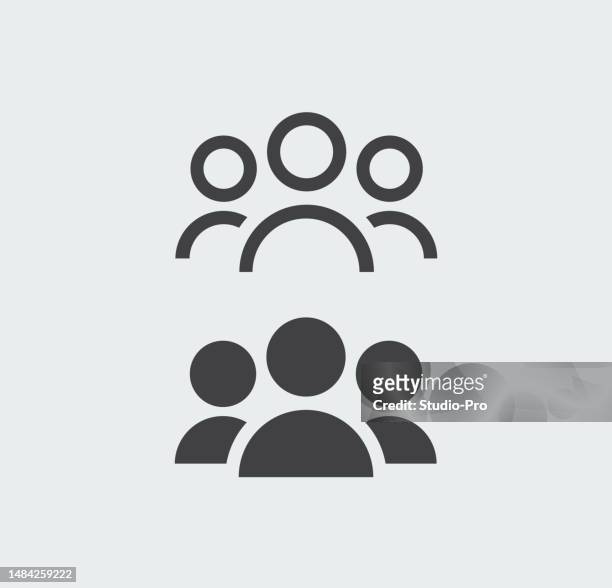 group of people icon - people stock illustrations