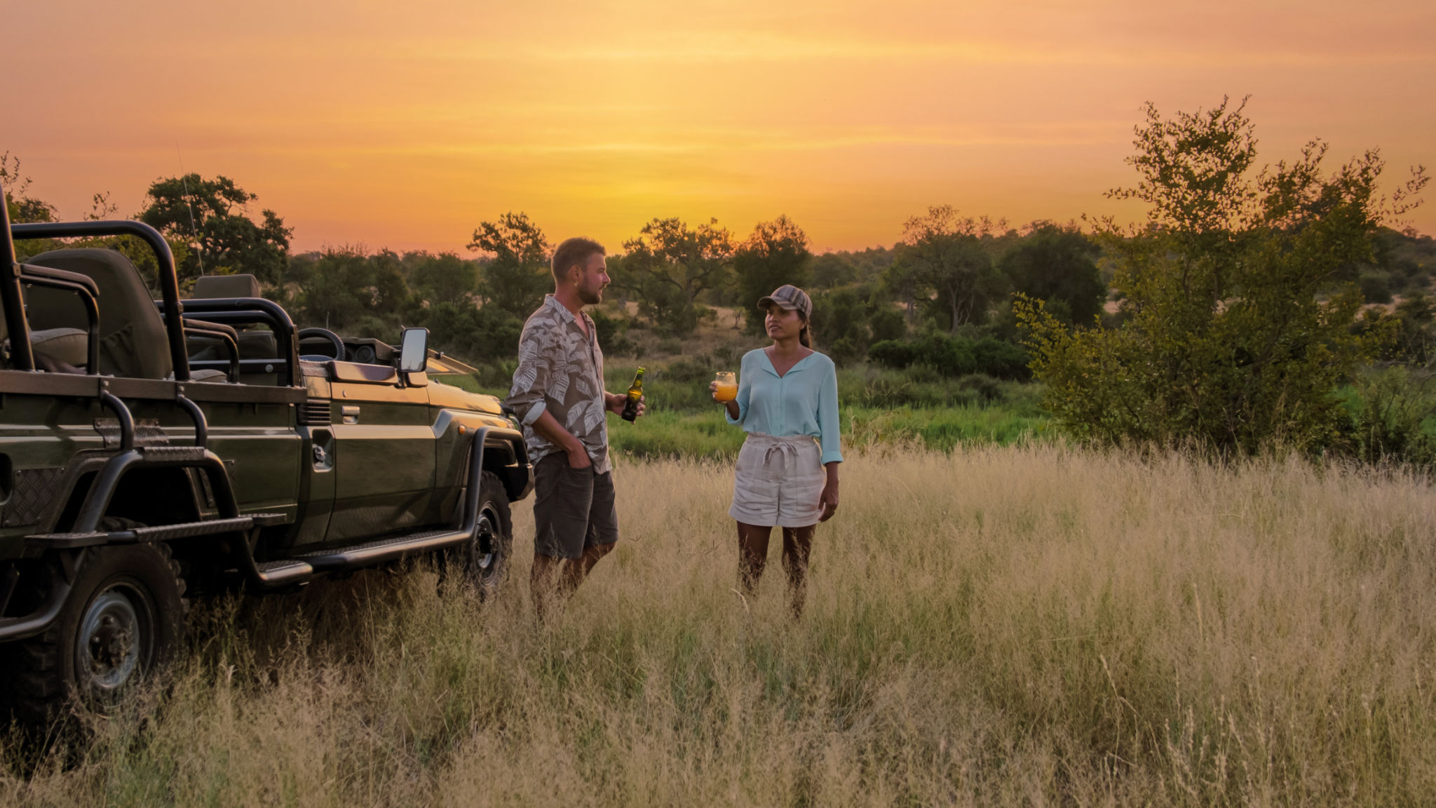 couple safari
