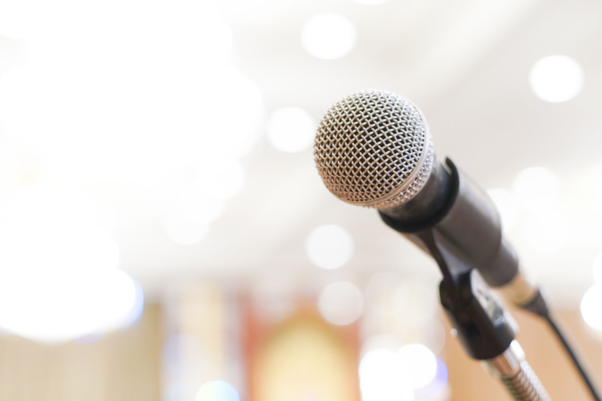 microphone podium