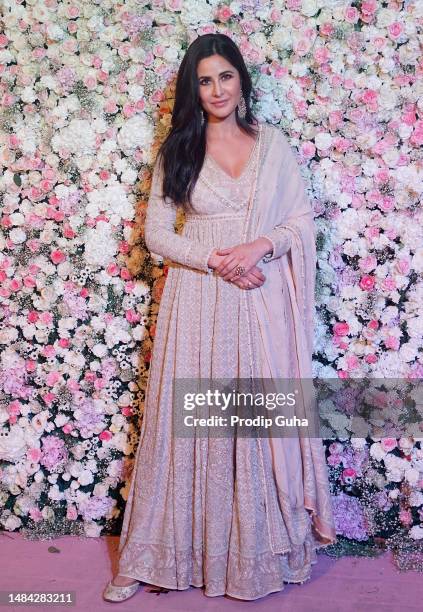 Katrina Kaif attends Arpita Khan and Aayush Sharma’s Eid bash on April 22, 2023 in Mumbai, India