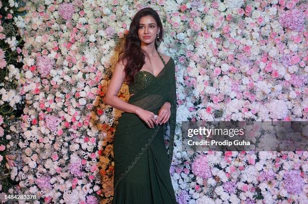 Disha Patani attends Arpita Khan and Aayush Sharma’s Eid bash on April 22, 2023 in Mumbai, India