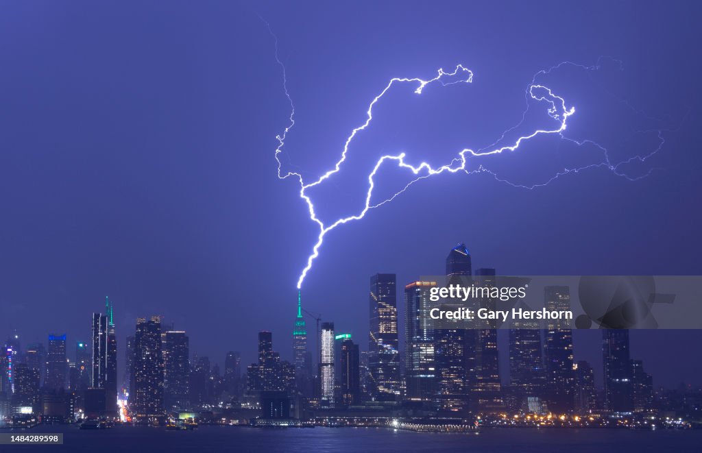 Thunderstorm in New York City