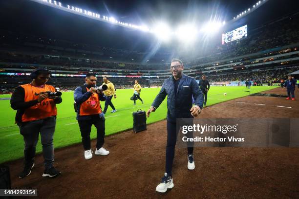 Antonio Mohamed, coach of Pumas UNAM during the 16th round match between America and Pumas UNAM as part of the Torneo Clausura 2023 Liga MX at Azteca...