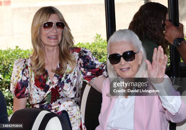 Laura Dern and Diane Ladd attend the 2023 Los Angeles Times Festival of Books at the University of Southern California on April 22, 2023 in Los...