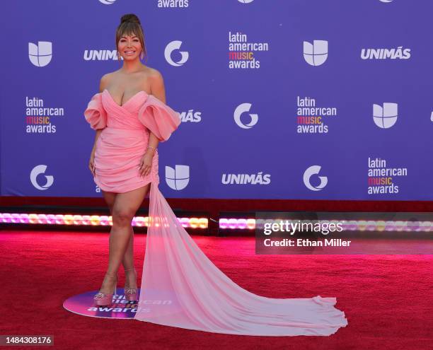 Chiquis Rivera attends the 2023 Latin American Music Awards at MGM Grand Garden Arena on April 20, 2023 in Las Vegas, Nevada.